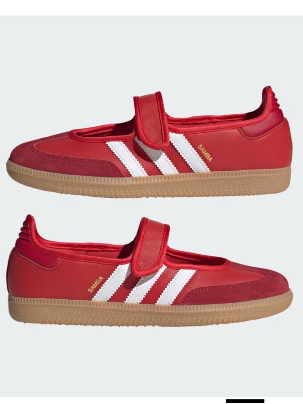 Adidas Women’s Samba Mary Jane Sneakers - Red & White
